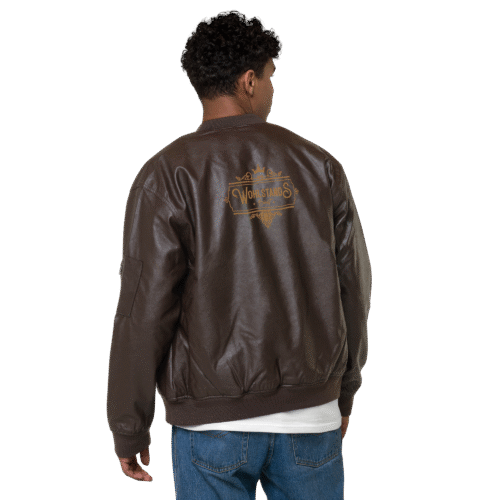 Discokiller Leder Bomberjacke – Bild 4
