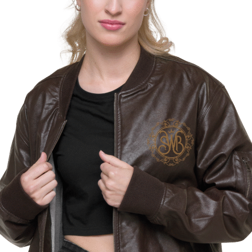Discokiller Leder Bomberjacke – Bild 2