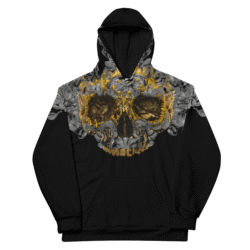 WSB - GOLD SKULL HOOD