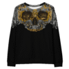 Gold skull pullover