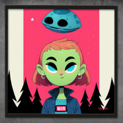 Cool ufo girl