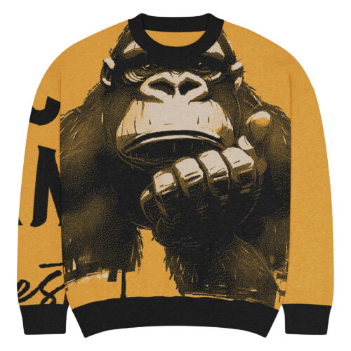 Gorilla Strickpullover mit Rundhalsausschnitt – Bild 11