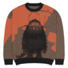 Monster Strickpullover mit Rundhalsausschnitt