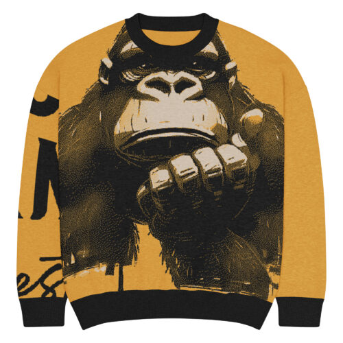 Gorilla Strickpullover mit Rundhalsausschnitt – Bild 5