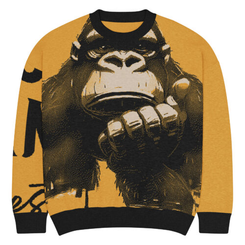 Gorilla Strickpullover mit Rundhalsausschnitt – Bild 3