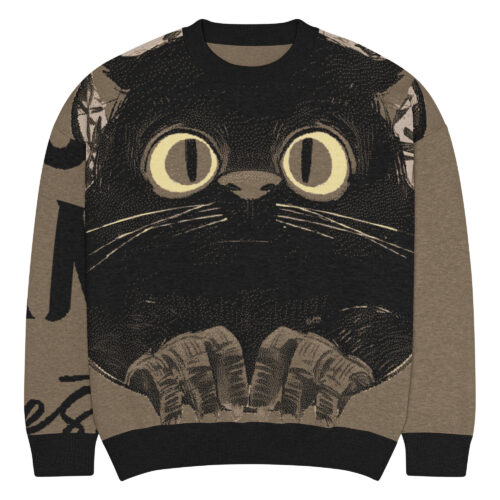 Perser Cat Strickpullover mit Rundhalsausschnitt – Bild 3