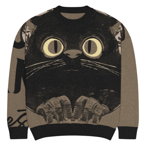 Perser Cat Strickpullover mit Rundhalsausschnitt – Bild 2