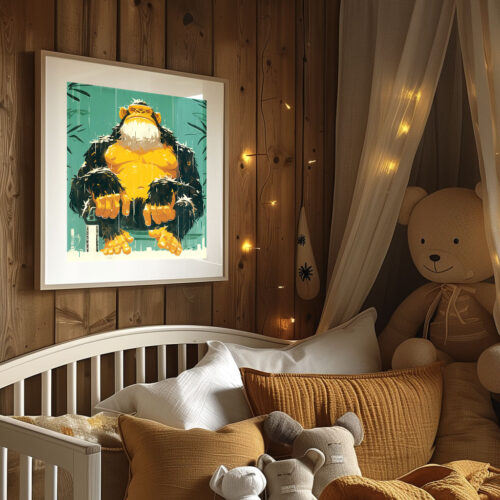 Gorilla old king sleeps – Bild 6