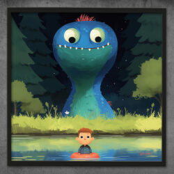Monster and the little boy I