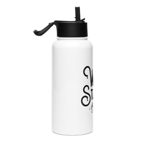 Endzeit Edelstahl Trinkflasche mit Strohhalm – Bild 4