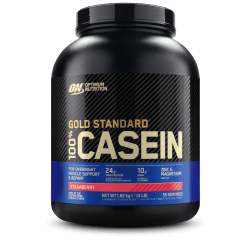 100% Casein Gold Standard - 1820g - Strawberry