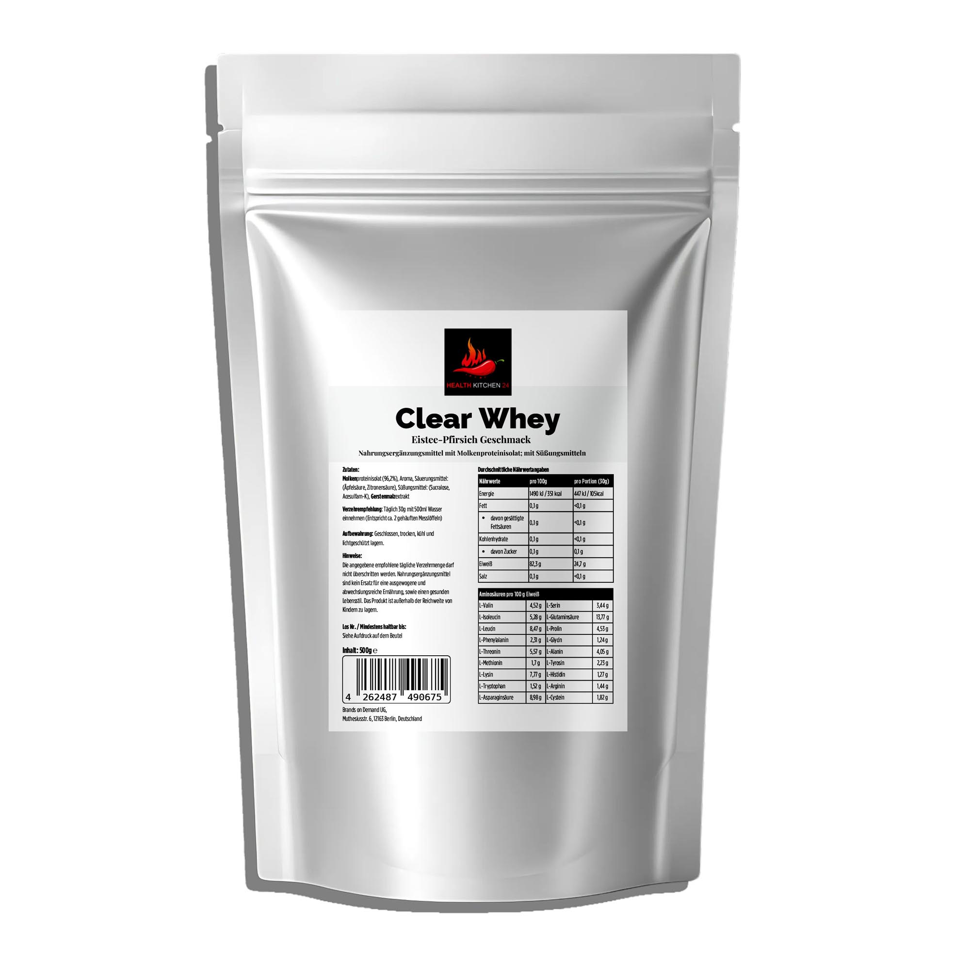 Clear Whey Protein Eistee Pfirsich - 500g