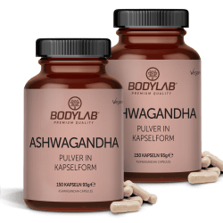2 x Ashwagandha Pulver in Kapselform (2 x 150 Kapseln)