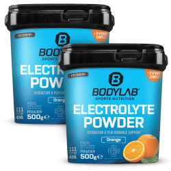 2 x Electrolyte Powder (2 x 500g) - Orange Flavouring
