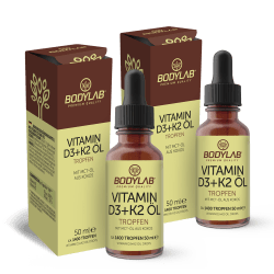 2 x Vitamin D3 + K2 Öl Tropfen (2 x 50ml)