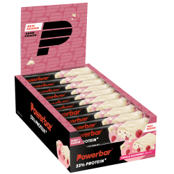 33% Protein+ Bar - 10x90g - Vanilla Raspberry