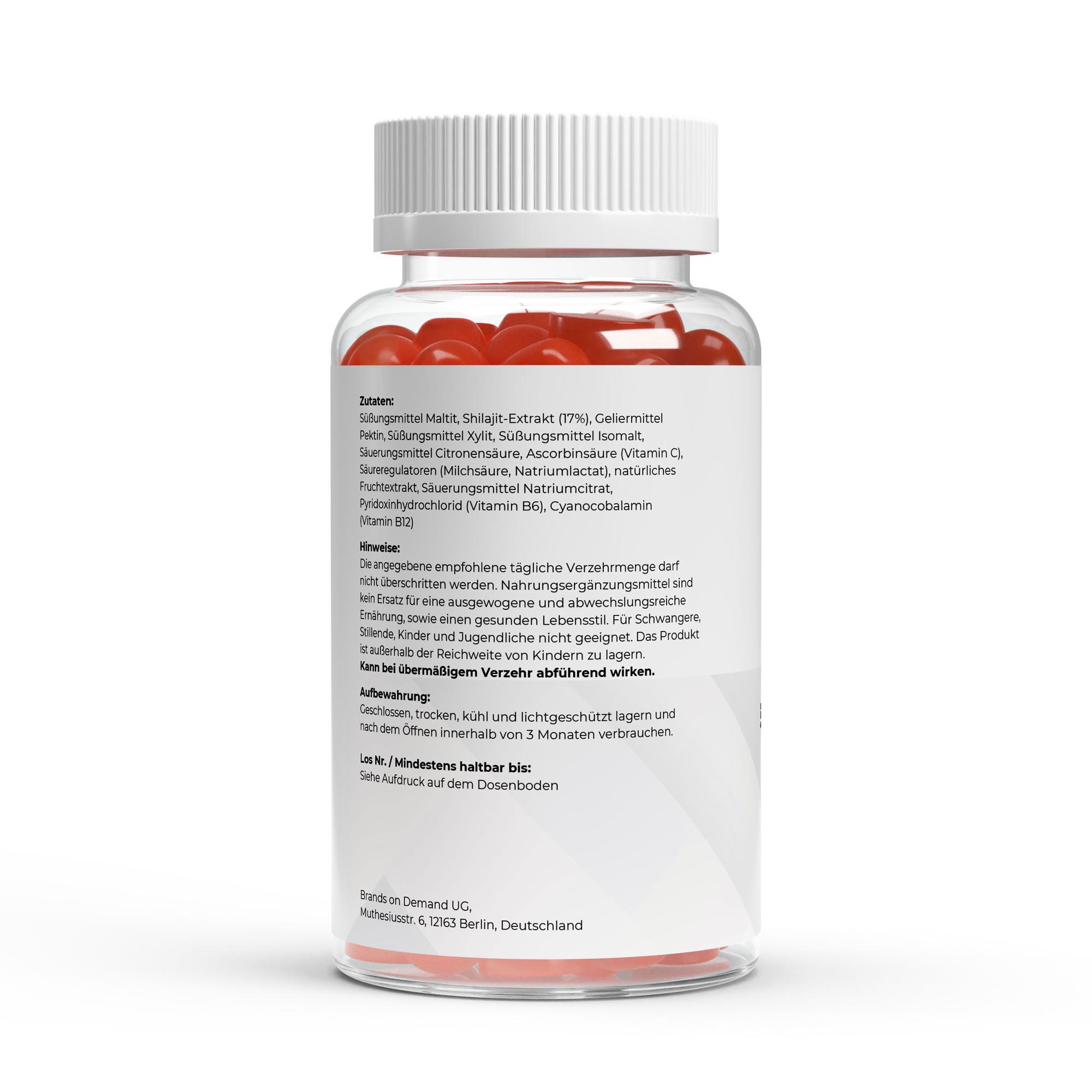 Premium Shilajit Gummies 1000+ Vitamin C, B6, B12 - 60 Stk – Bild 3