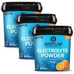 3 x Electrolyte Powder (3 x 500g) - Orange Flavouring