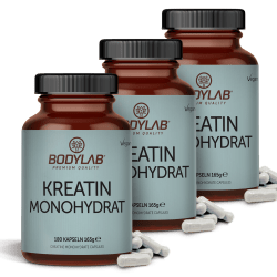 3 x Kreatin Monohydrat (3 x 180 Kapseln)