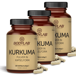 3 x Kurkuma Pulver in Kapselform (3 x 180 Kapseln)