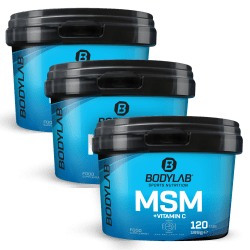 3 x MSM + Vitamin C (120 Tabletten)