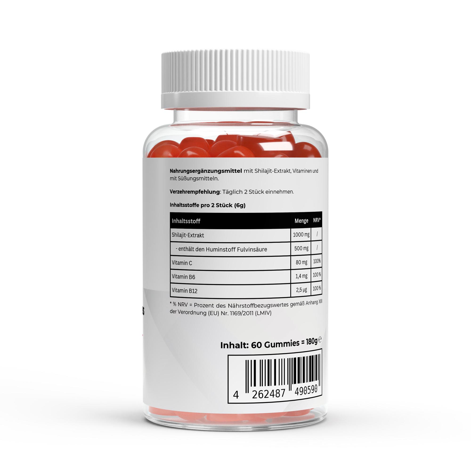 Premium Shilajit Gummies 1000+ Vitamin C, B6, B12 - 60 Stk – Bild 2
