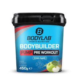 Bodybuilder Pump Pre Workout - 450g - Green Apple