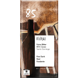 Cacao 85% Feine Bitter Schokolade bio (80g)