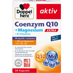 Coenzym Q10 + Magnesium + B-Vitamine (30 Kapseln)