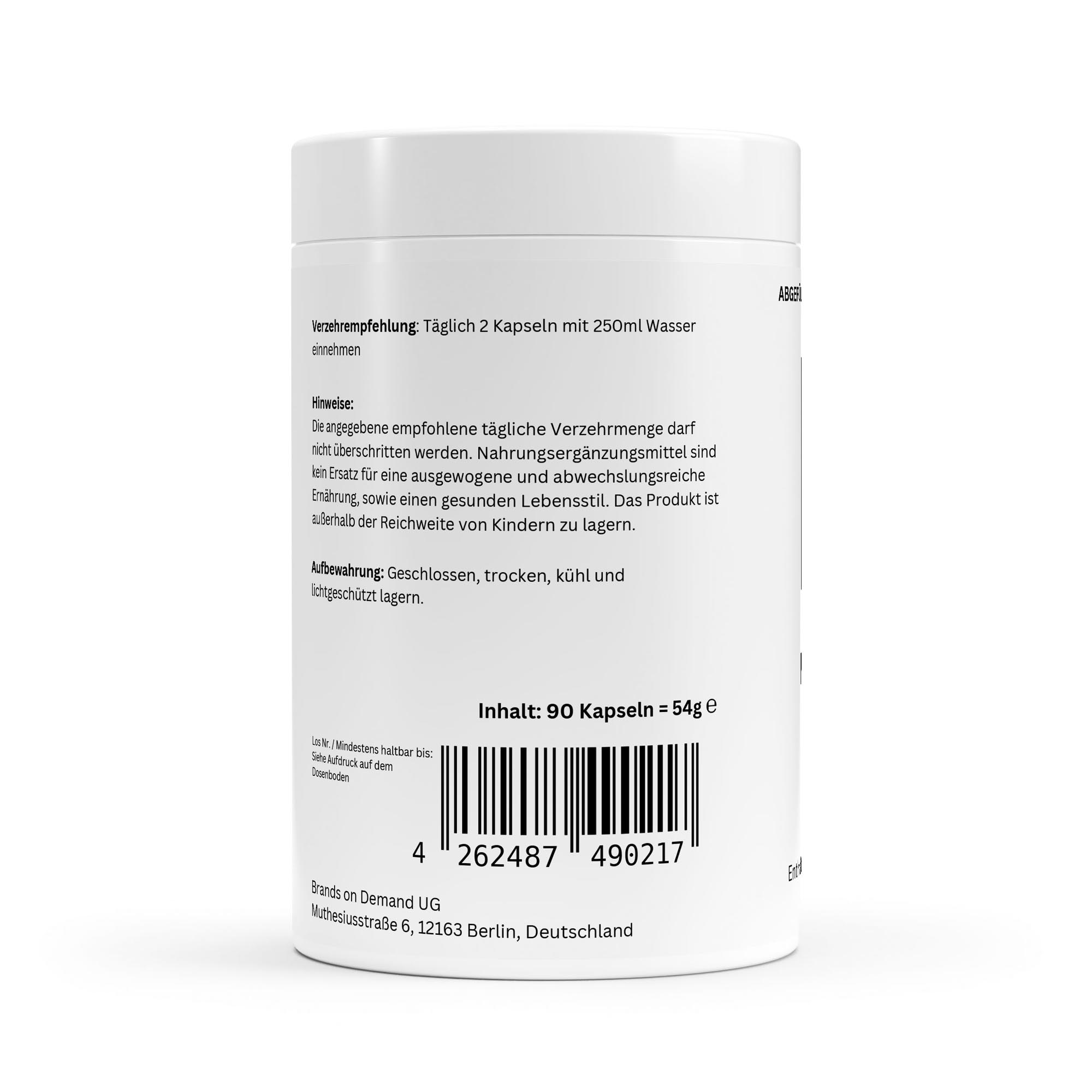 Magnesium Komplex + Vitamin B6 - 90 Kapseln – Bild 3