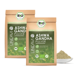Doppelpack: Ashwagandhapulver bio (2x1000g)