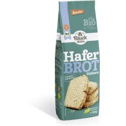Haferbrot Backmischung Vollkorn glutenfrei bio (500g)