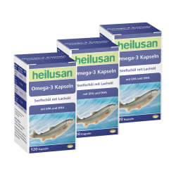 Heilusan Omega-3 3-Monatspackung (3x120 Kapseln)