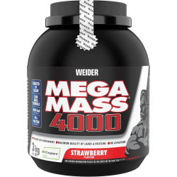 Mega Mass 4000 - 3000g - Erdbeere