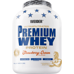 Premium Whey Protein - 2300g - Erdbeer-Cream