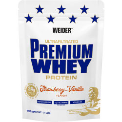 Premium Whey Protein - 500g - Erdbeer-Vanille