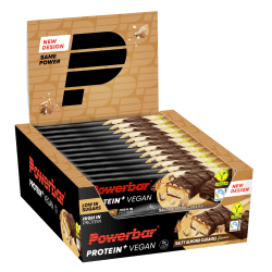 Protein+ Vegan Low in Sugars Bar - 12x42g - Salty Almond Caramel