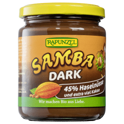 Samba Dark zartbitter Nuss-Nougat-Creme bio (250g)