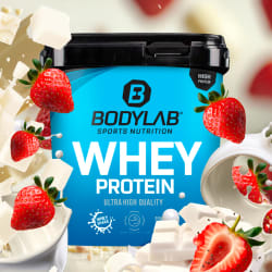 Whey Protein - 2000g - Erdbeer mit weißen Chocolate Chunks