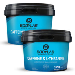 2 x Caffeine & L-Theanine (120 Kapseln)