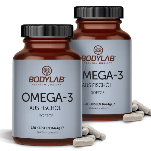 2 x Omega-3 aus Fischöl Softgel (2 x 120 Kapseln)