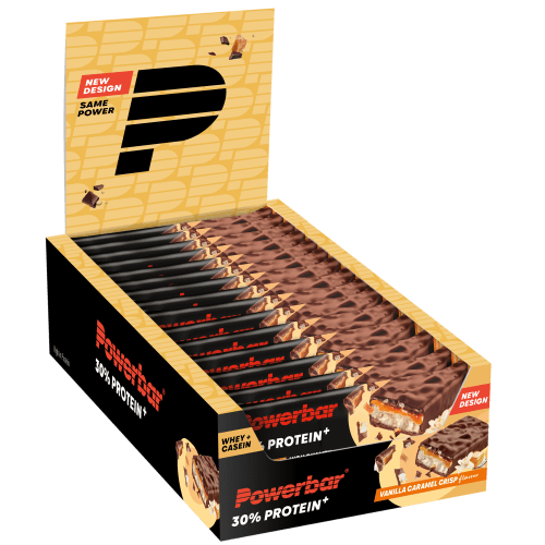 30% Protein+ Bar - 15x55g - Vanilla Caramel Crisp