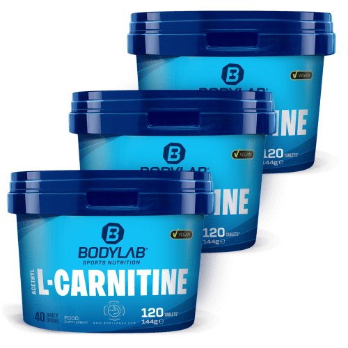 3 x Bodylab24 Acetyl L-Carnitine (je 120 Tabletten)