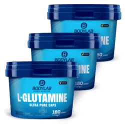 3 x Bodylab L-Glutamin (je 180 Kapseln)