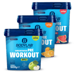 3 x Concentrated Pre Workout (500g)