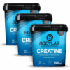 3 x Creatine Monohydrate - 100% Pure Powder (1000g)