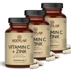 3 x Vitamin C + Zink (3 x 120 Kapseln)