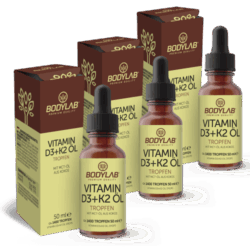 3 x Vitamin D3 + K2 Öl Tropfen (3 x 50ml)