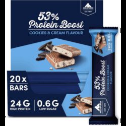 53% Protein Boost Bar - 20x45g - Cookies & Cream