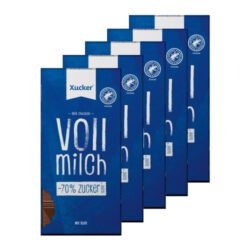 5x Xylit-Vollmilchschokolade (5x80g)